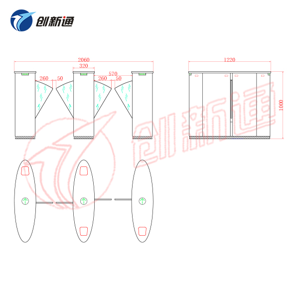 翼闸CXT-YW120TY