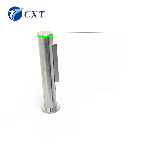 Checkpoint Single Pole Glass Swing Turnstile