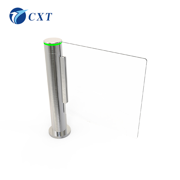 Checkpoint Single Pole Glass Swing Turnstile