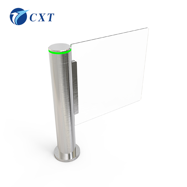 Checkpoint Single Pole Glass Swing Turnstile